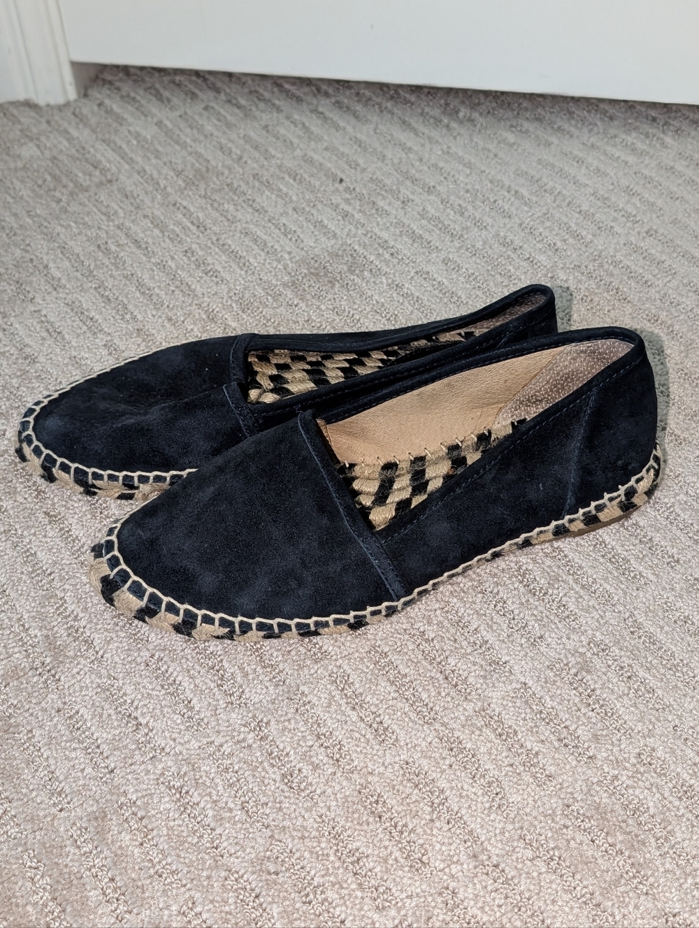 NWOB Frye Navy Suede Espadrilles 8 - Picture 2 of 6